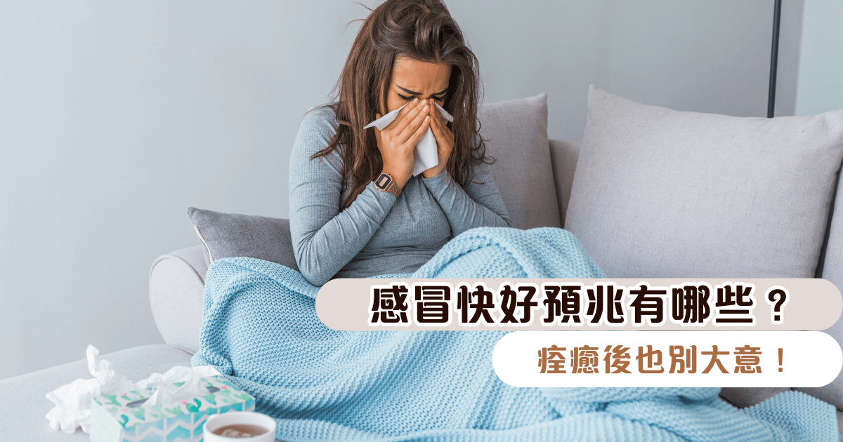 感冒快好徵兆有哪些？痊癒後也別大意！善用虎乳靈芝提升免疫力，遠離反覆感冒困擾