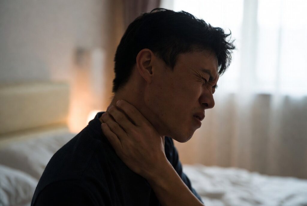 男人瞓捩頸