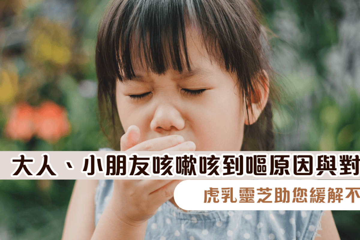 大人、小朋友咳嗽咳到嘔原因與對策：虎乳靈芝助您緩解不適
